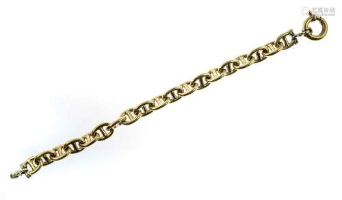 Bracelet en or à maille chaîne d'ancre de marine. 18,9 g