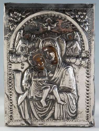 19th century Russian icon."Virgin of Vladimir".Pai...
