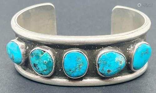 SOUTHWESTERN STERLING CUFF LOADED WITH