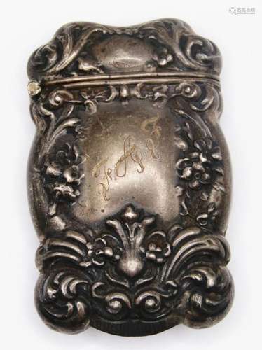 VINTAGE STERLING LIGHTER CASE ENGRAVED "FAF"