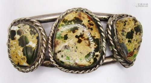 CHUNKY SOUTHWESTERN STERLING CUFF WITH