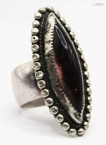 SIZE 6 SOUTHWESTERN STERLING RING WITH