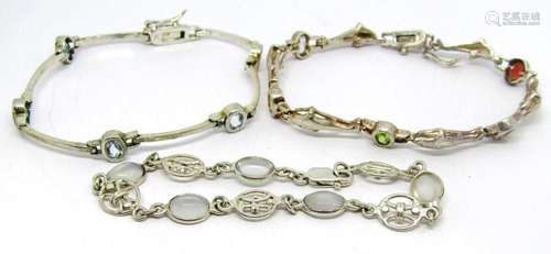 3-7.5 STERLING FASHION BRACELETS (1)DOLPHIN