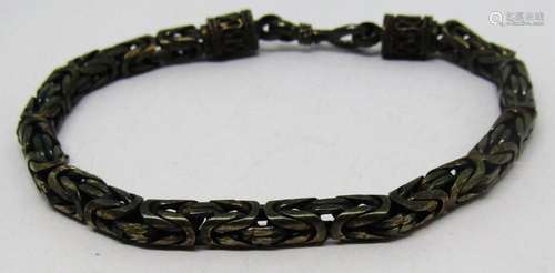 VTG 7.5 INCH BYZANTINE BRACELET