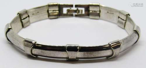 7.5 INCH STERLING PANEL BRACELET