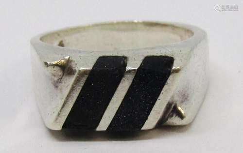 MEXICO STERLING MEN S FASHION RING WITH