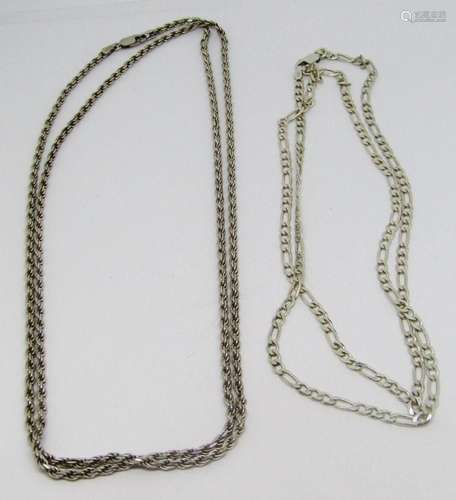 2-ITALY STERLING NECKLACE/CHAING DIFF LENGTHS/