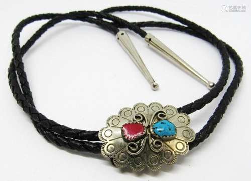 SOUTHWESTERN STERLING BOLO PENDANT WITH