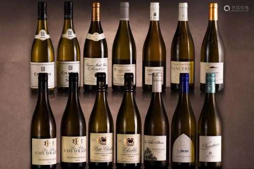Fourteen bottles of assorted white wine, to include 2020 Cha...