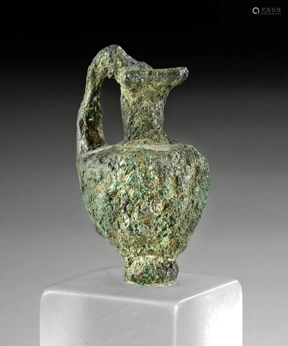 Miniature Greek Bronze Oinochoe