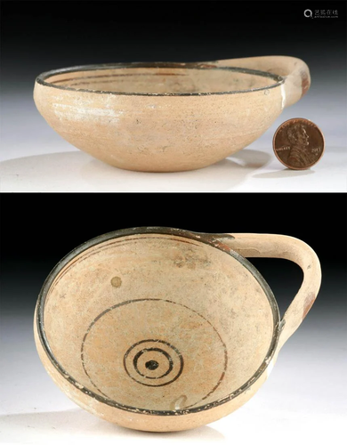 Ancient Greek Daunian Pottery Dipper / Kyathos