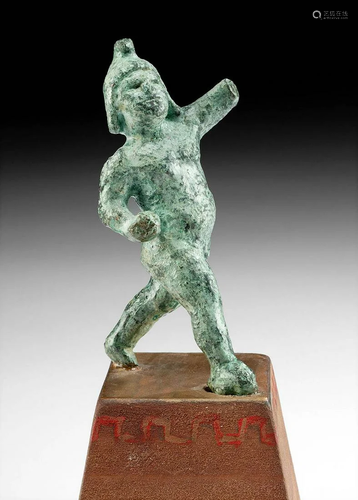 Roman Bronze Figure of Attis