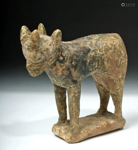 Ancient Anatolian Stone Figure Juvenile Antelope