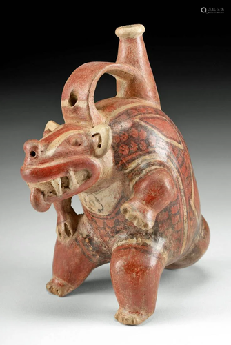 Chavin Maranon Vessel Shaman / Jaguar Transformation