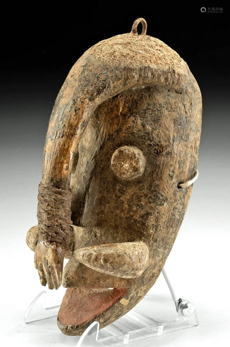 19th C. African Ivory Coast We / Dan Wood Mask