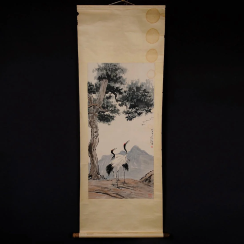 Chinese handmade scroll painting-XU BEIHONG