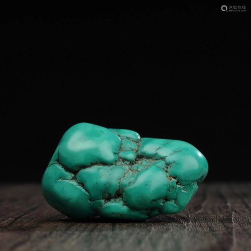 Turquoise sculpture decoration