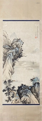 Chinese scroll painting - WANG HUI