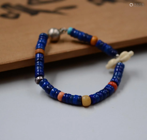 Tibetan Antique Lapis Lazuli Bracelet