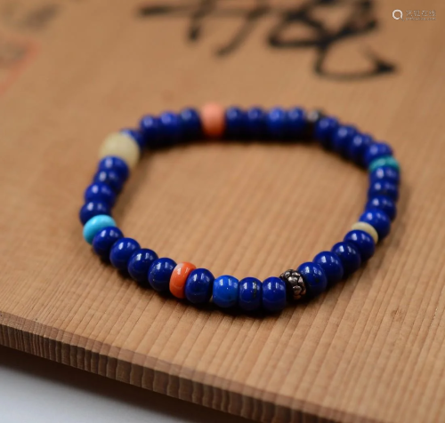 Tibetan Antique Lapis Lazuli Bracelet