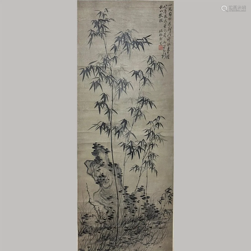 Chinese scroll painting-ZHENG BANQIAO