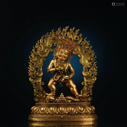 Tibetan Bronze Buddha Statue