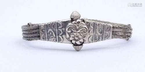 SILBER ARMBAND MIT DREHVERSCHLUSS, L. 18CM, 21,9G.