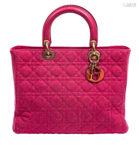 CHRISTIAN DIOR, LADY DIOR MM BAG