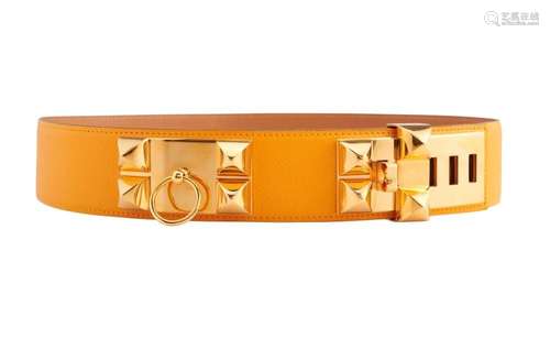 HERMÈS, RARE COLLIER DE CHIEN BELT