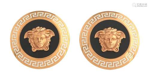 VERSACE, MEDUSA EARRINGS