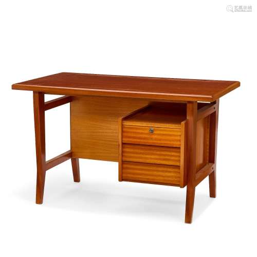 【W】ITALIAN MODERN Desk1950swalnuthe
