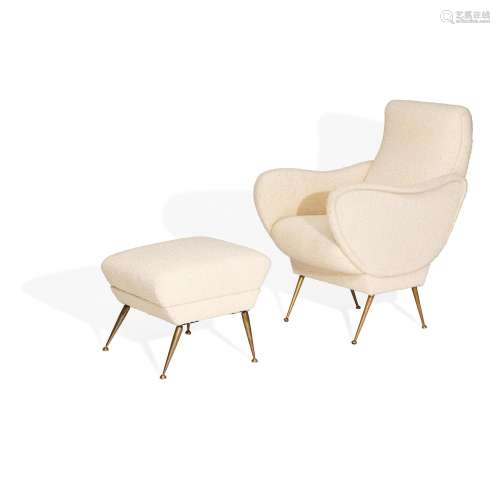 【W】ITALIAN MODERN Lounge Chair and