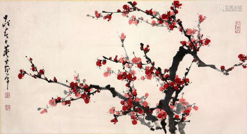 董寿平 1904-1997 红梅