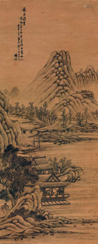 杨晋 1644-1728 秋月读书