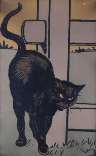 Harry ELIOTT (1882-1959)ChatsDeux lithographies46 x 29 cmSou...