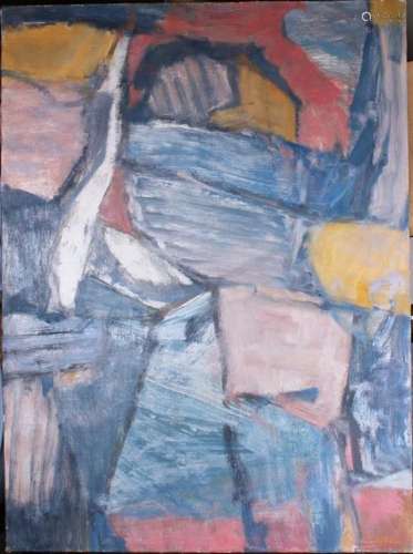 Jacques BUREL (1922 - 2000)CompositionHuile sur toile signée...