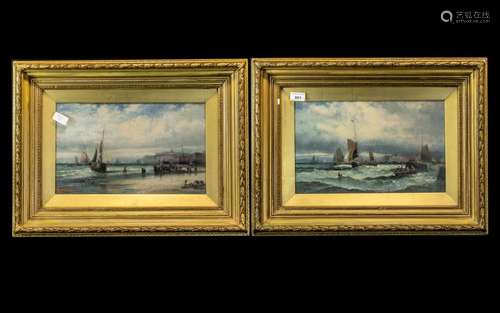 A Pair of George William Thornley Oil Paintings, George Will...