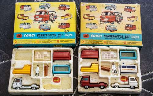 A Complete Corgi Toys Constructor Set, Commer 3/4 ton chassi...