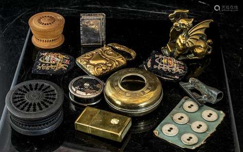 Collection of Vintage Match Box Holders & Collectibles, ...