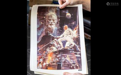 Star Wars Interest - A Collection of John Berkey Prints. Fro...