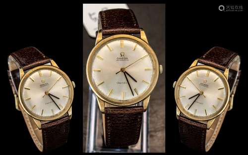 Omega - Automatic 9ct Gold Cased 1970`s Wrist Watch, With Ta...