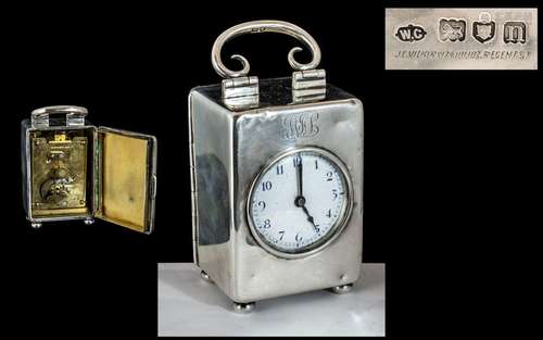 Edwardian Period Excellent Quality Sterling Silver Cased Sma...