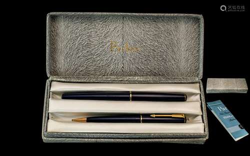 Parker ` 17 ` Boxed Set of Fount Pen and Propelling Pencil w...