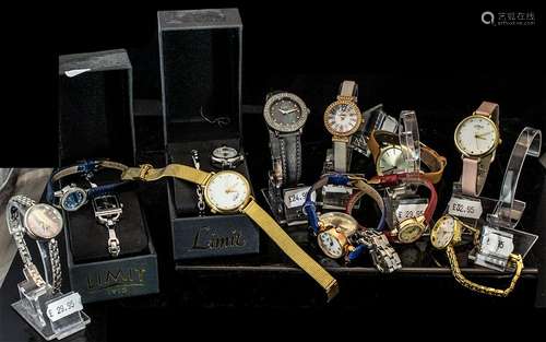 Good Collection of Watches, Mainly Limit, All Various Sizes ...