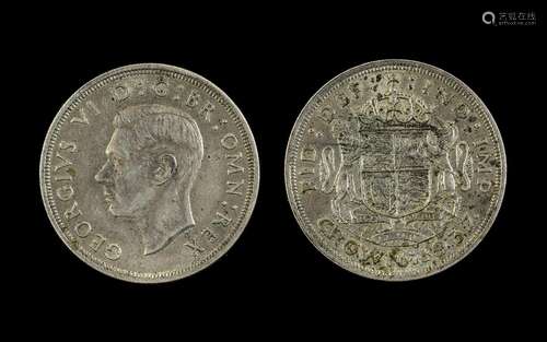 George VI 1937 Silver Half Crown High Grade Coin - Please Co...