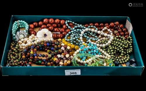 Quantity of Beaded & Pearl Necklaces, all as new, compri...