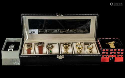 Collection of Eight Fashion Watches, comprising two Solvil &...