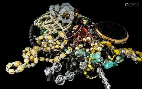 Collection of Costume Jewellery, comprising shell and bead n...