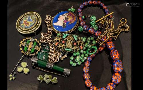 Collection of Precious Stone Jewellery, including Oriental n...