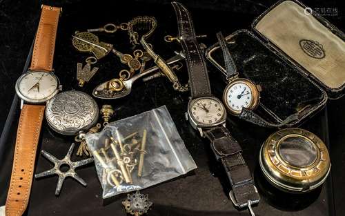 Collection of Vintage Watches & Watch Parts, ideal of sp...